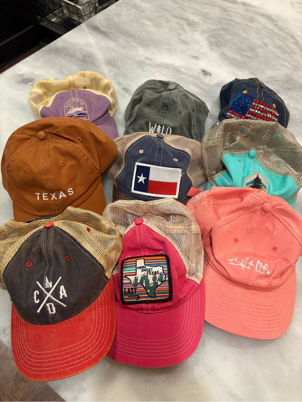 Women’s Ballcap Assortment (All included)